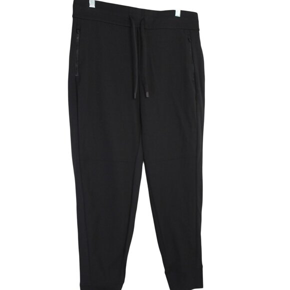 ATHLETA Women's Black Headlands Hybrid Trek Jogger Elastic Waist Size 14P - Picture 1 of 8